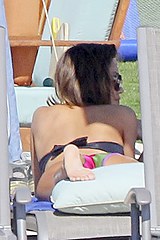 Alba ass in bikini panty